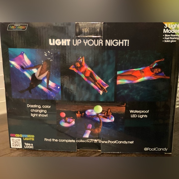 Pool Candy Illuminated LED Pillow Pool Raft - Picture 2 of 10